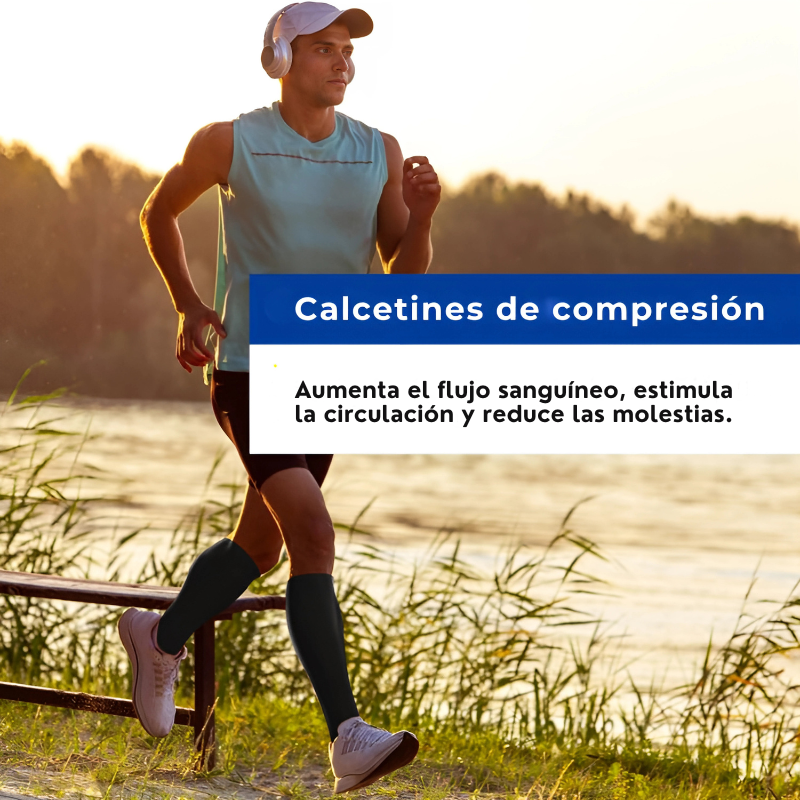 EnergiSock™ Pack 3 Calcetines de Compresión Punta Abierta  – Alivio, Soporte y Comodidad Todo el Día 🧦
