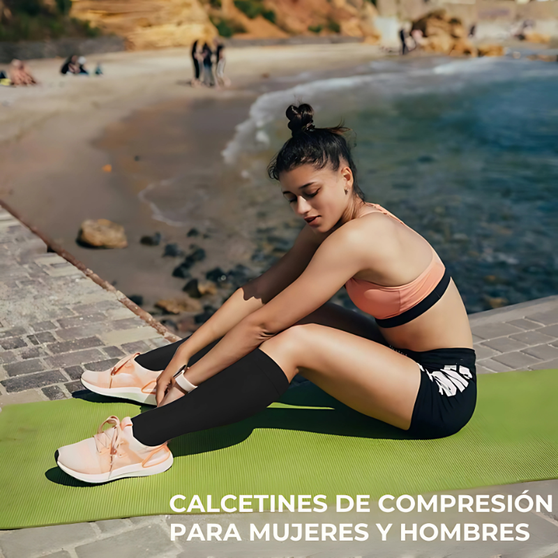 EnergiSock™ Pack 3 Calcetines de Compresión Punta Abierta  – Alivio, Soporte y Comodidad Todo el Día 🧦