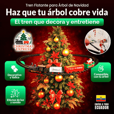 Christmas Express | Tren flotante para arbol de navidad